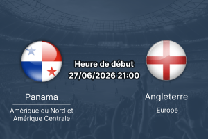 Pronostic Panama Angleterre – MetLife Stadium East Rutherford, Groupe L Coupe du Monde 2026, 27 juin