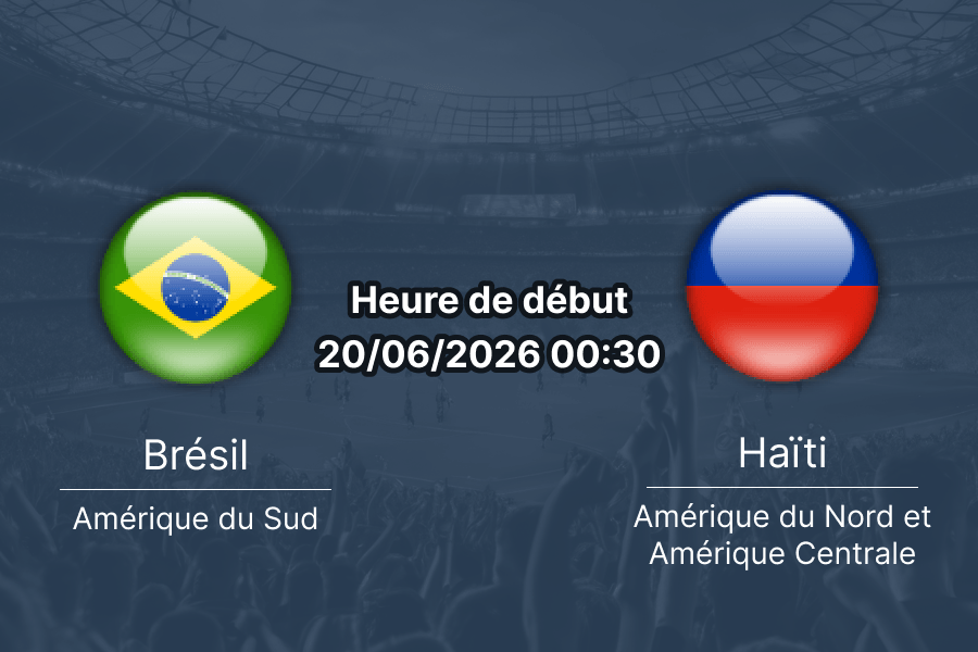 Pronostic Brésil Haïti — Lincoln Financial Field Philadelphia, Coupe du Monde 2026 Groupe C 20 juin 2026