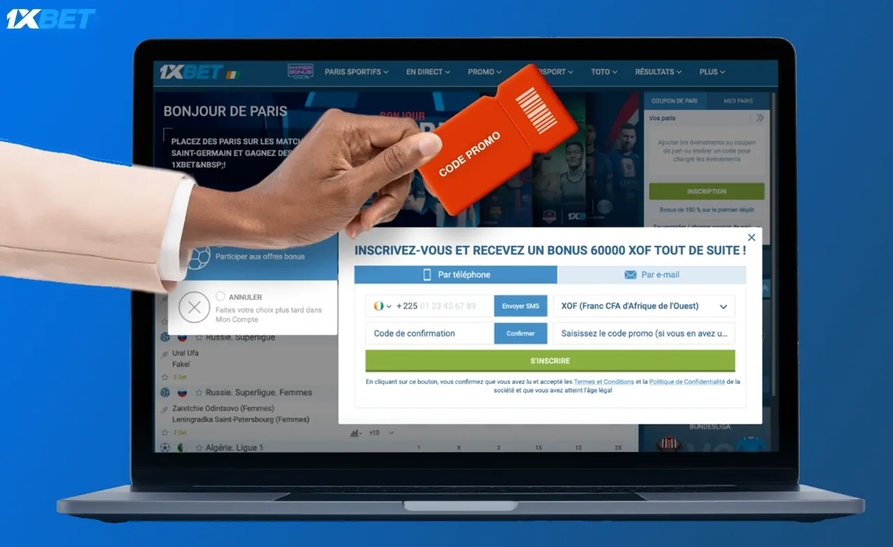 Code promo PARIAFRICA pour le bonus 130% sur 1xBet au Burkina Faso