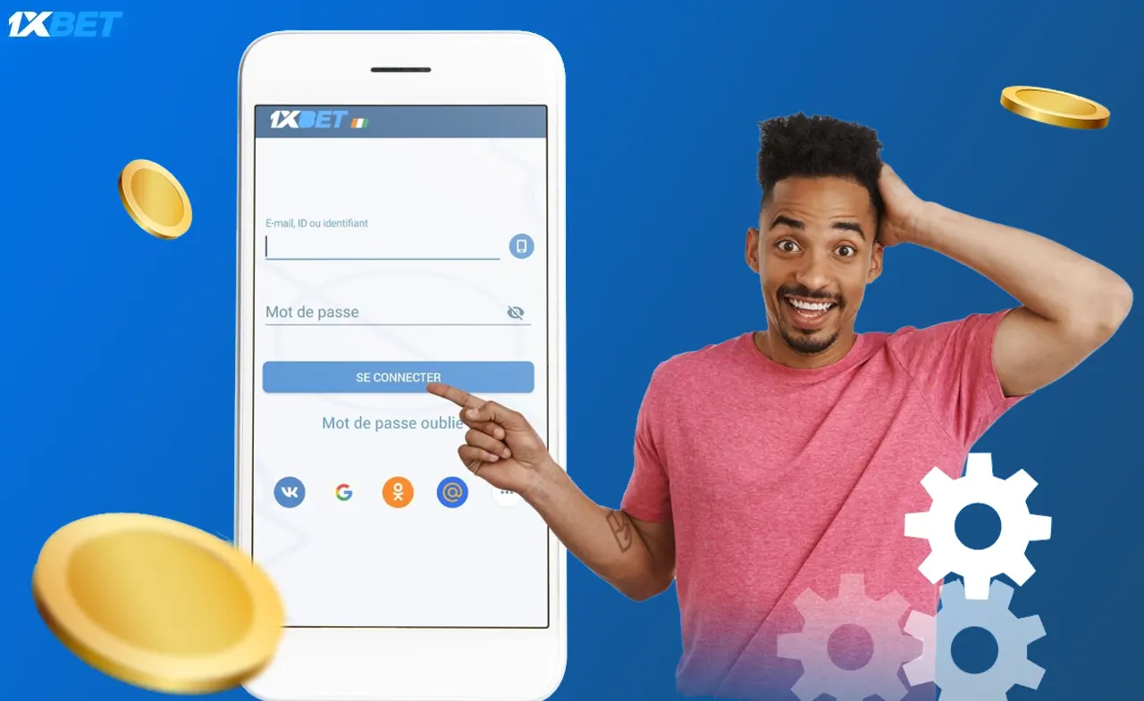 Connexion à 1xBet sur ordinateur au Burkina Faso