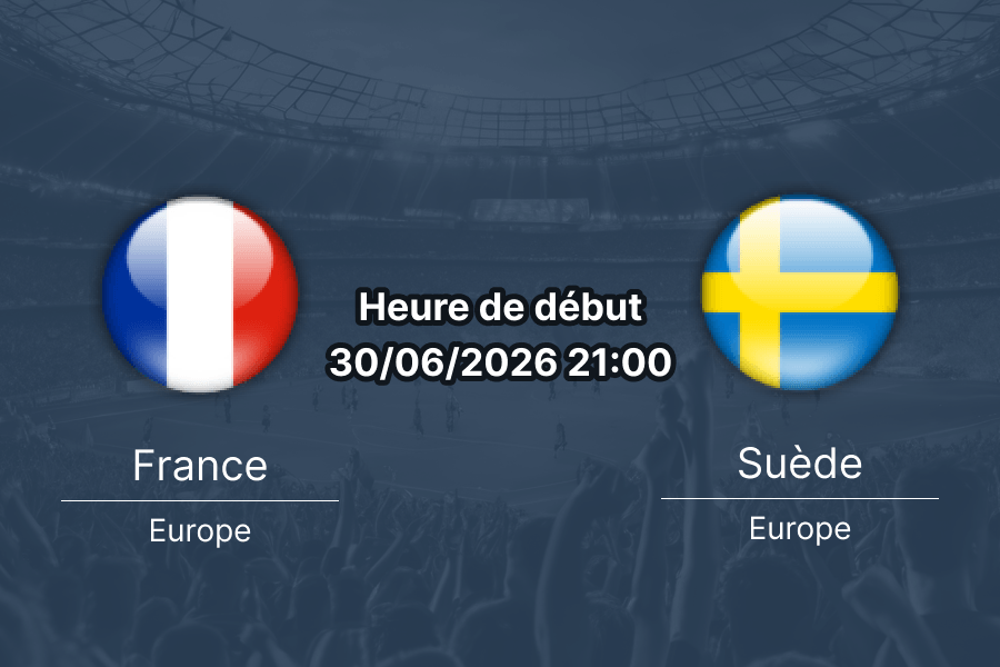 Pronostic France Suède — MetLife Stadium East Rutherford, 1/16 de finale Coupe du Monde 2026, 30 juin à 21h GMT