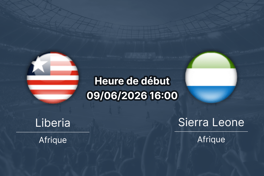 Pronostic Liberia Sierra Leone – Samuel Kanyon Doe Sports Complex, Monrovia, match amical international 9 juin 2026