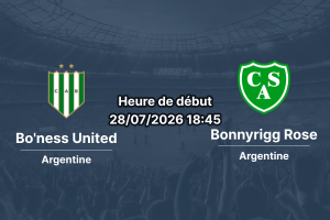 Pronostic Bo'ness United Bonnyrigg Rose – Newtown Park, Lowland League East 2026-27, 28 juillet