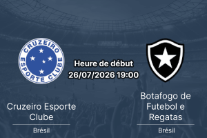 Pronostic Cruzeiro Botafogo – Estádio Mineirão Belo Horizonte, Brasileirão Série A Rodada 20 26 juillet 2026