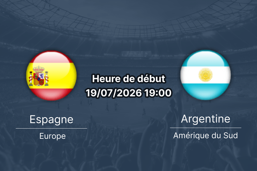 Pronostic Espagne Argentine – MetLife Stadium East Rutherford, Finale Coupe du Monde 2026, 19 juillet 2026