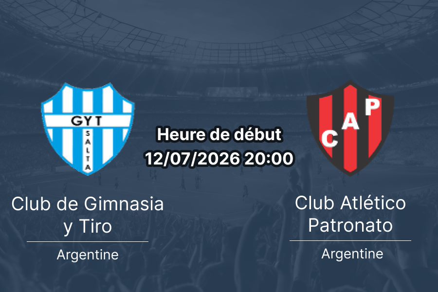 Pronostic Gimnasia y Tiro Patronato – El Gigante del Norte Salta, Primera Nacional Argentina, 12 juillet 2026