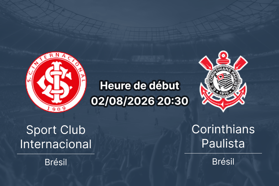 Pronostic Internacional Corinthians – Beira-Rio Porto Alegre Copa do Brasil 2 août 2026