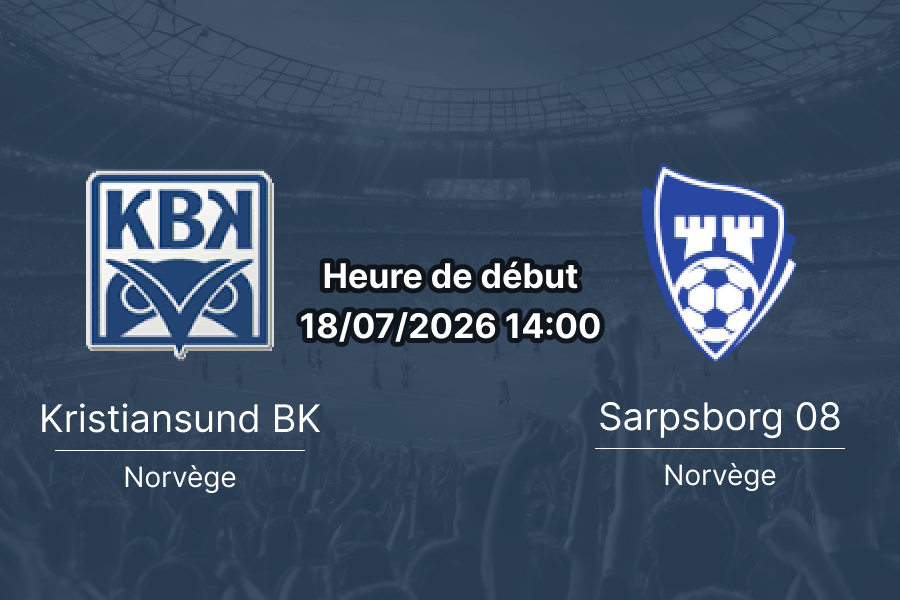 Pronostic Kristiansund Sarpsborg – Nordmore Stadion, Eliteserien Tour 14, 18 juillet 2026