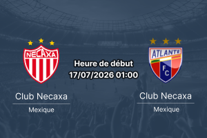 Pronostic Necaxa Atlante – Estadio Victoria Aguascalientes, Apertura 2026 Liga MX, 17 juillet 2026