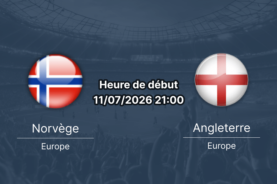 Pronostic Norvège Angleterre – Hard Rock Stadium Miami, quart de finale Coupe du Monde 2026, 11 juillet