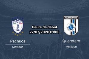 Pronostic Pachuca Queretaro – Estadio Miguel Hidalgo, Liga MX Apertura 2026 Jornada 2, 27 juillet 2026