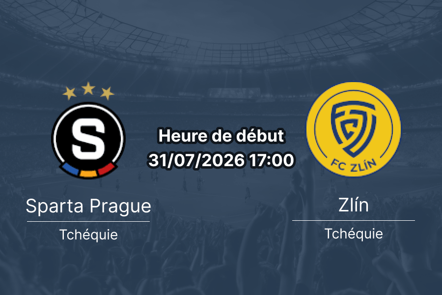Pronostic Sparta Prague Zlín – epet ARENA Prague, Fortuna Liga Tchéquie 2026, 31 juillet 2026