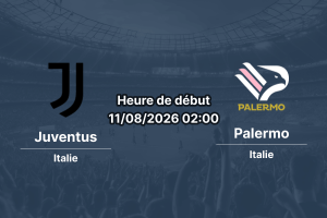 Pronostic Juventus Palermo — Optus Stadium, match amical Calcio Italiano, Perth, 11 août 2026
