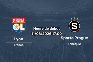 Pronostic Lyon Sparta Prague — Parc Olympique Lyonnais, Ligue des Champions 2026/27, Lyon, 11 août 2026