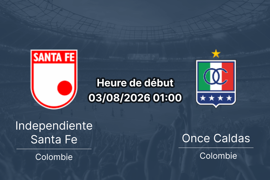 Pronostic Santa Fe Once Caldas – El Campín Bogotá Liga BetPlay 3 août 2026