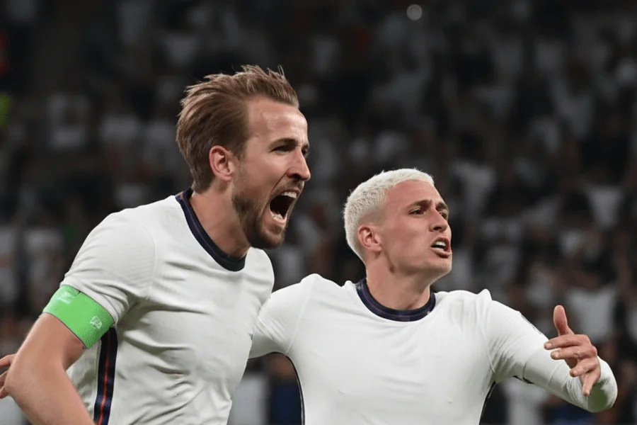 Les joueurs anglais lors d'un match en Ligue des Nations.