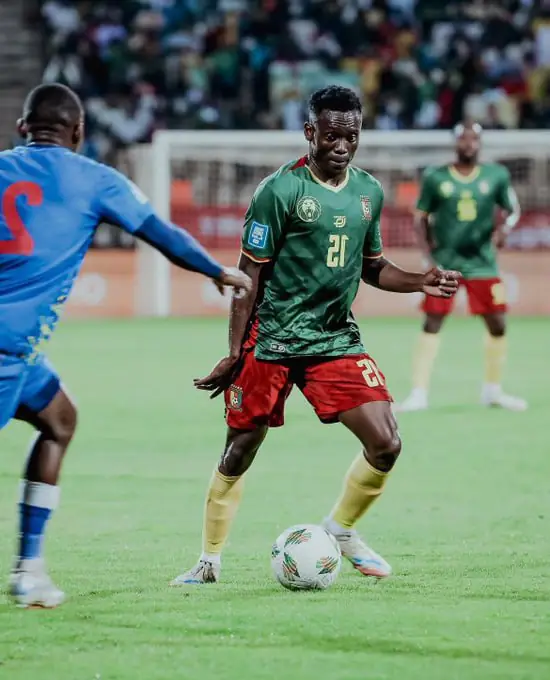 L’entraînement d'Arthur Avom Ebong avec Lorient.
