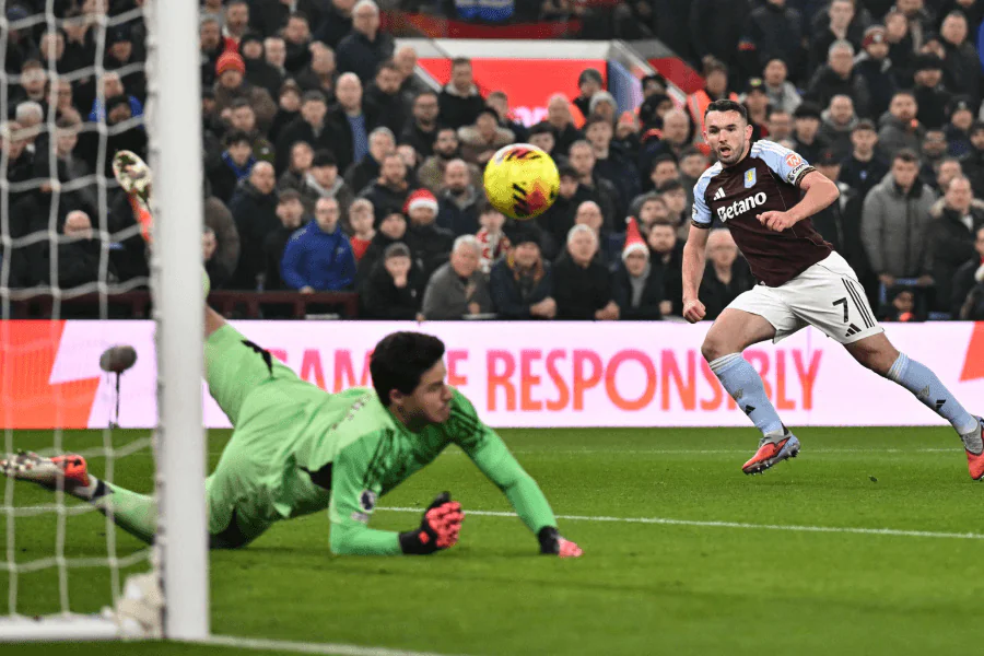 Aston Villa 2-1 Manchester United, doublé Rogers