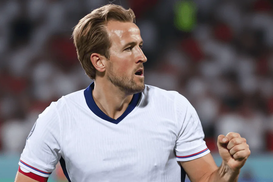 Kane à l'entraînement avec ses coéquipiers du Bayern.