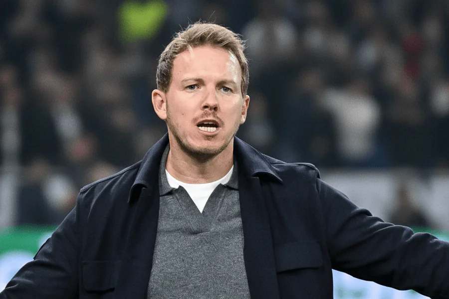 Julian Nagelsmann lors d'un match de Bundesliga.
