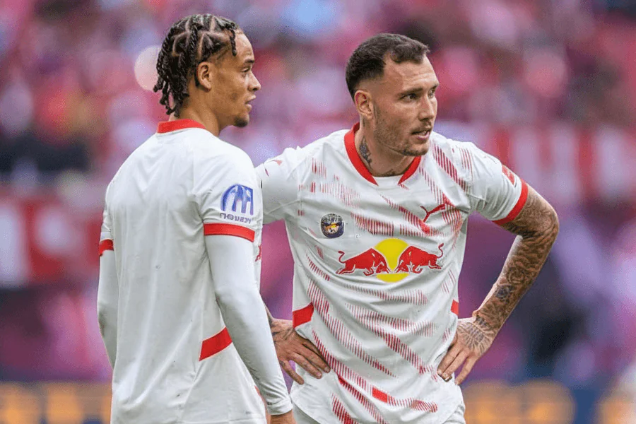 Stade de Leipzig avant un match de Bundesliga.