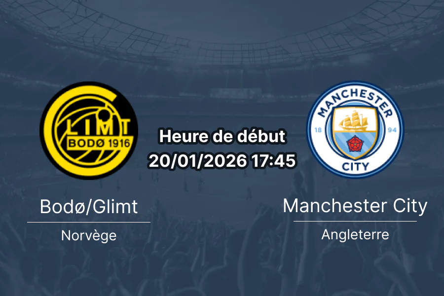 Analyse Bodø/Glimt Manchester City tour 7 Ligue des Champions 2026