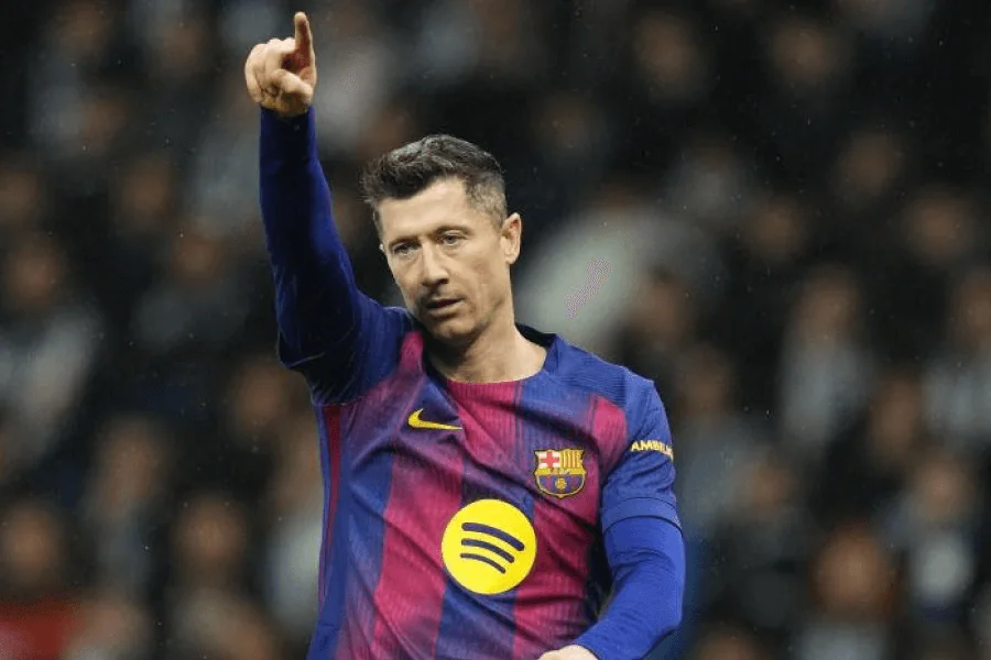 Lewandowski buts Liga avec Barcelone cette saison