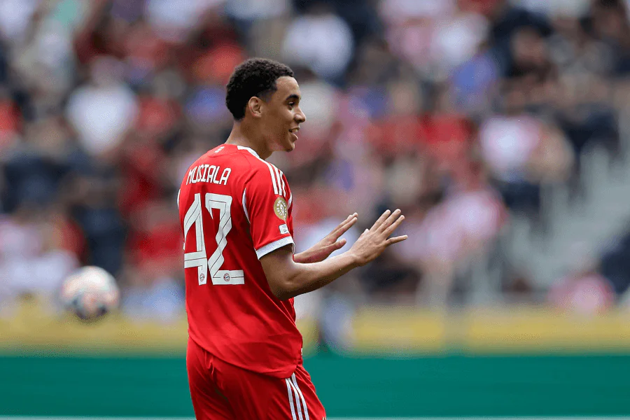 Kompany intégration progressive Musiala Bundesliga créativité offensiva