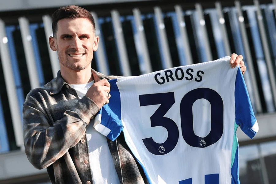 Pascal Groß contrat 2027 avec Brighton