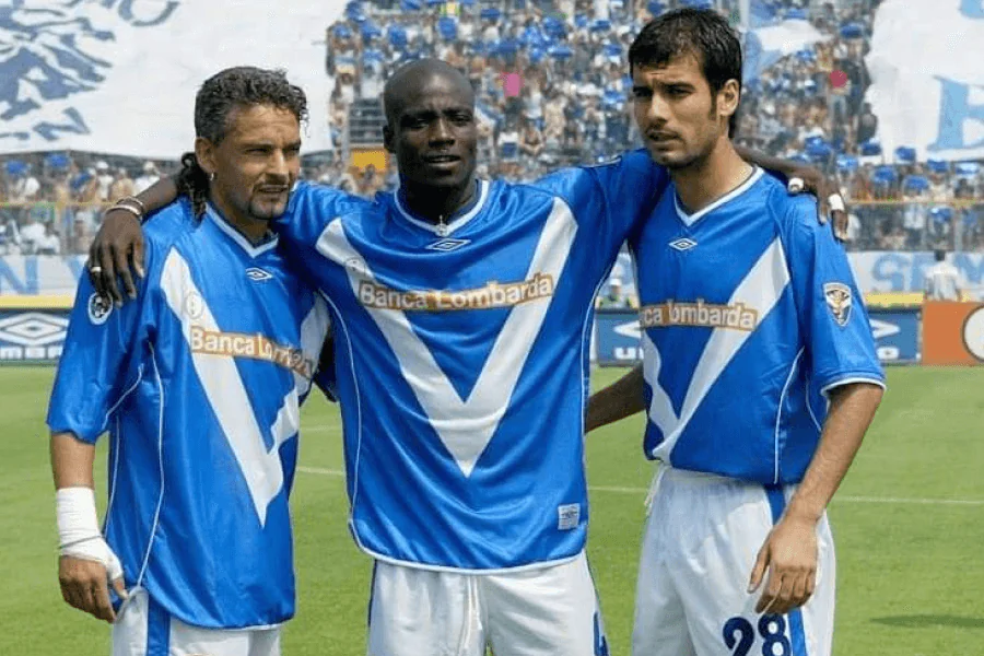 Baggio faux numéro 9 système Guardiola 50 buts saison concept tactique