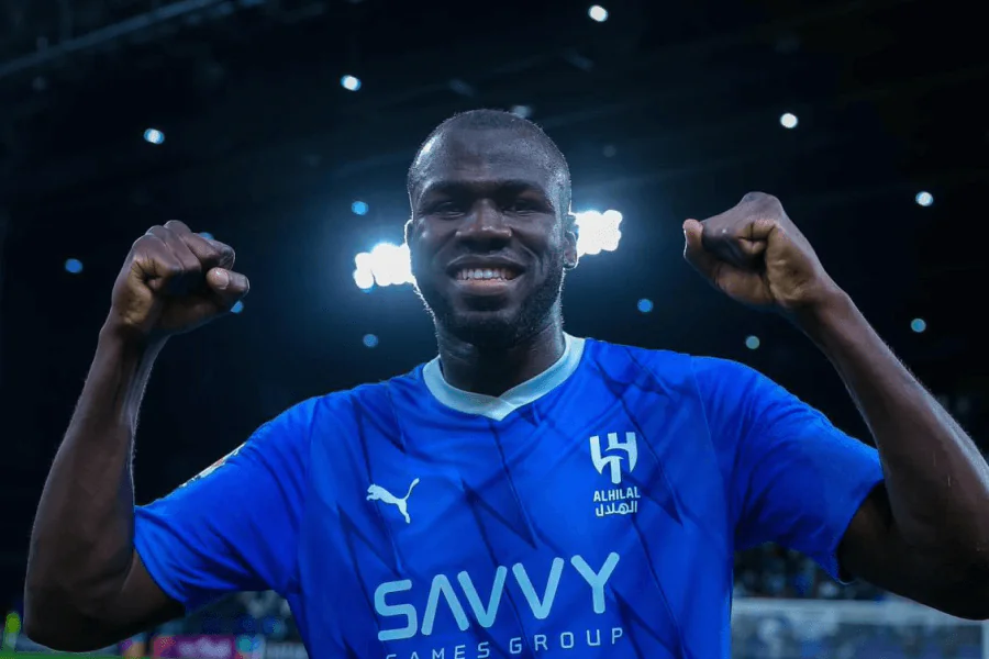 Koulibaly capitaine Sénégal champion Afrique 2022 maillot Lions Téranga
