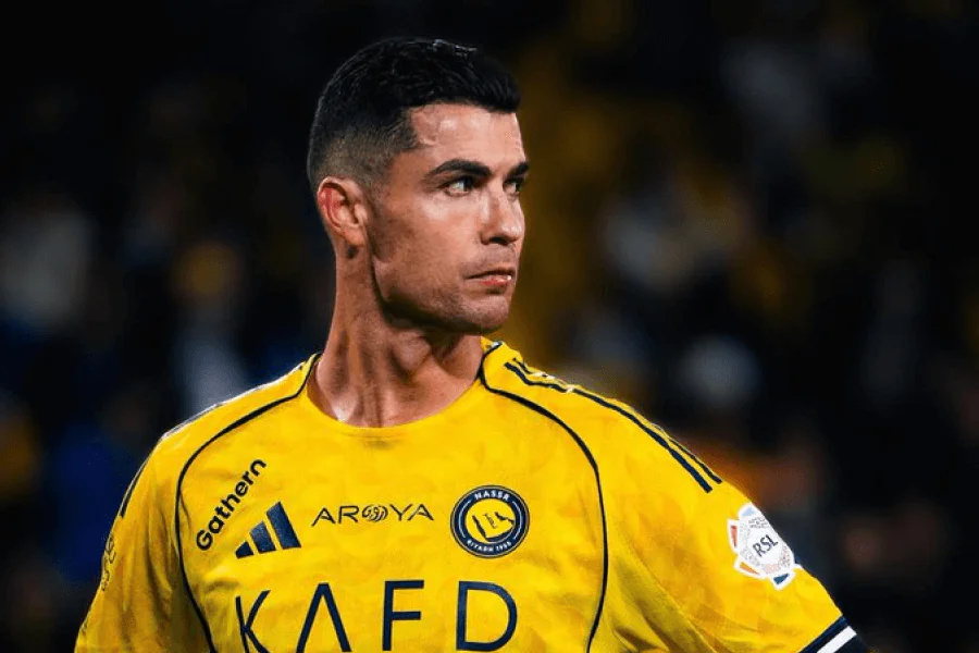 Ronaldo absent banc Al-Nassr boycott match Al-Riyadh Saudi Pro League