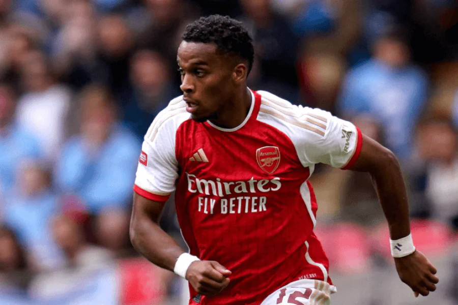 Jurrien Timber but corner Arsenal 2-1 Chelsea 65e minute Emirates Stadium