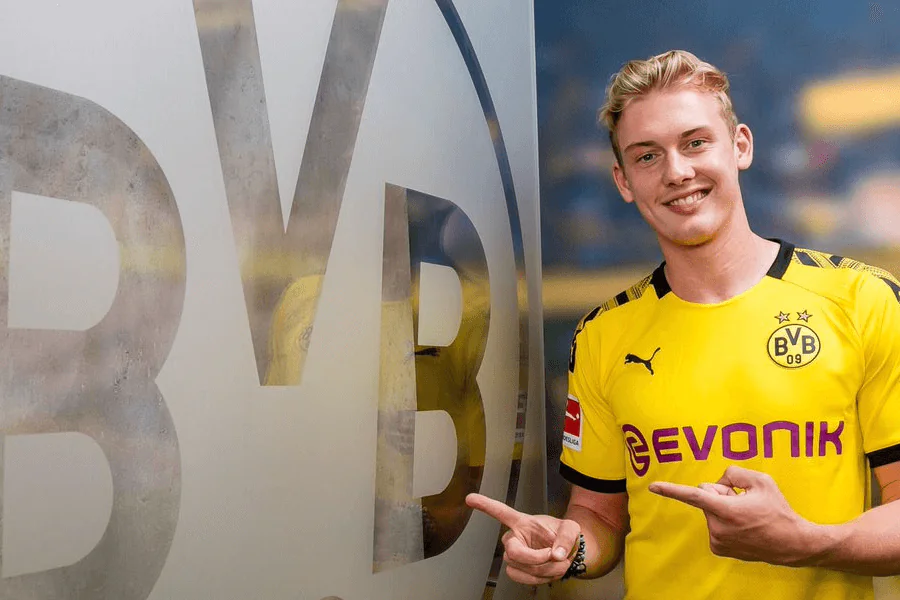 Julian Brandt finale Ligue des Champions 2024 Wembley maillot Borussia Dortmund