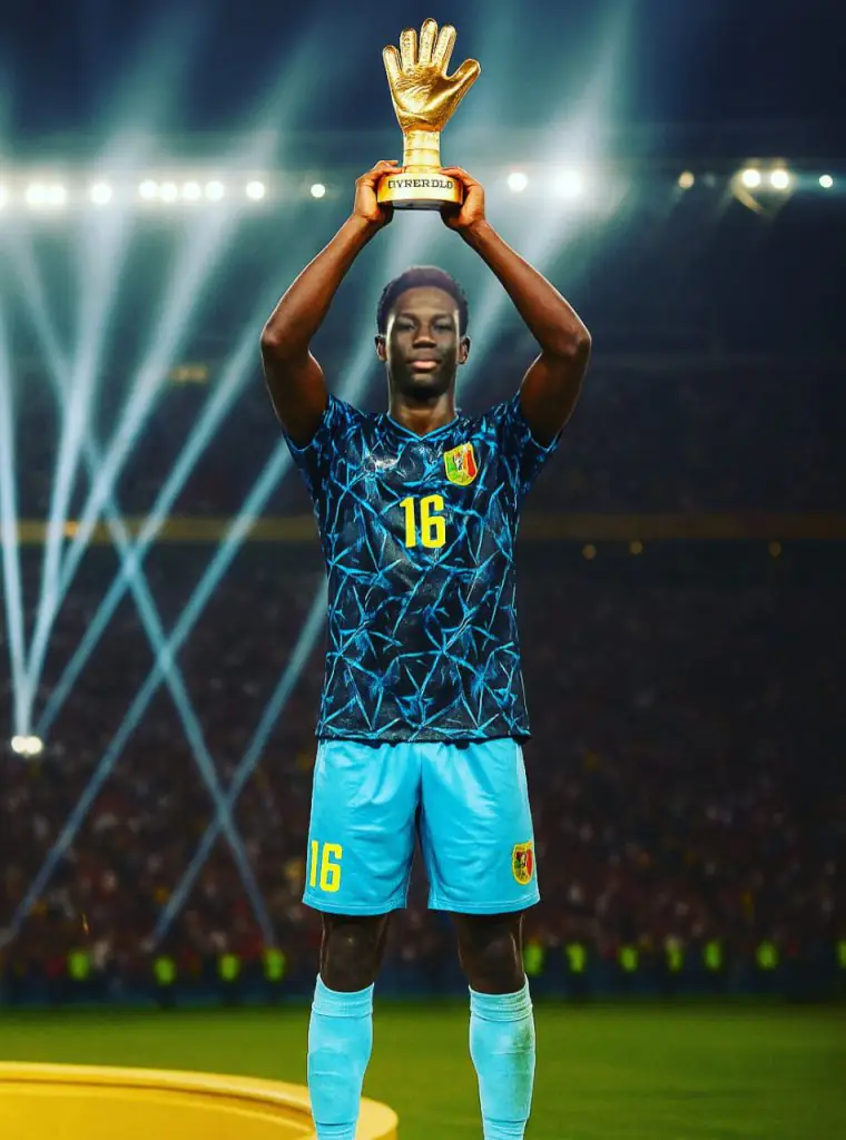 Lamine Sinaba gardien de but Mali U17 Aiglonnets