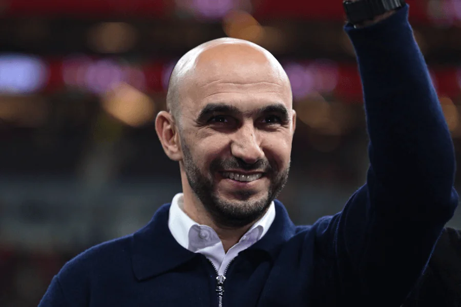 Walid Regragui sélectionneur Maroc Lions de l'Atlas CAN 2025

