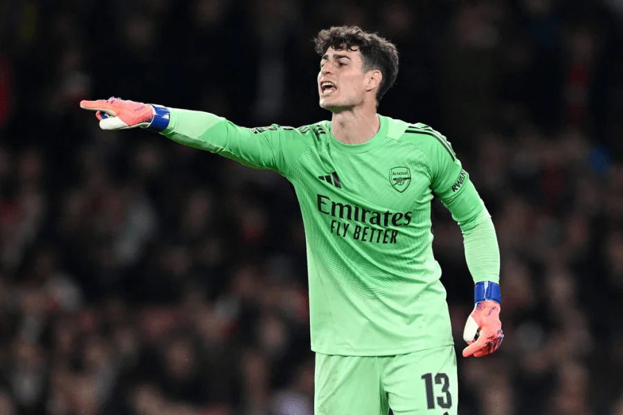 Kepa Arrizabalaga gardien Arsenal erreur but finale Wembley Cherki