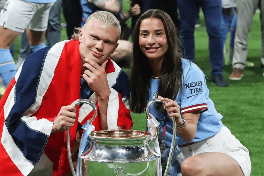 Haaland célèbre son but décisif contre Arsenal en Premier League 2026