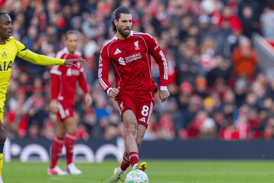 Szoboszlai célèbre un but en Ligue des Champions avec Liverpool 2026