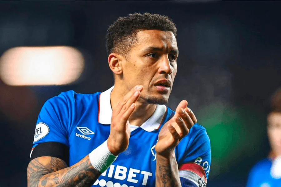 James Tavernier finale Europa League 2022 Séville Rangers Eintracht Frankfurt