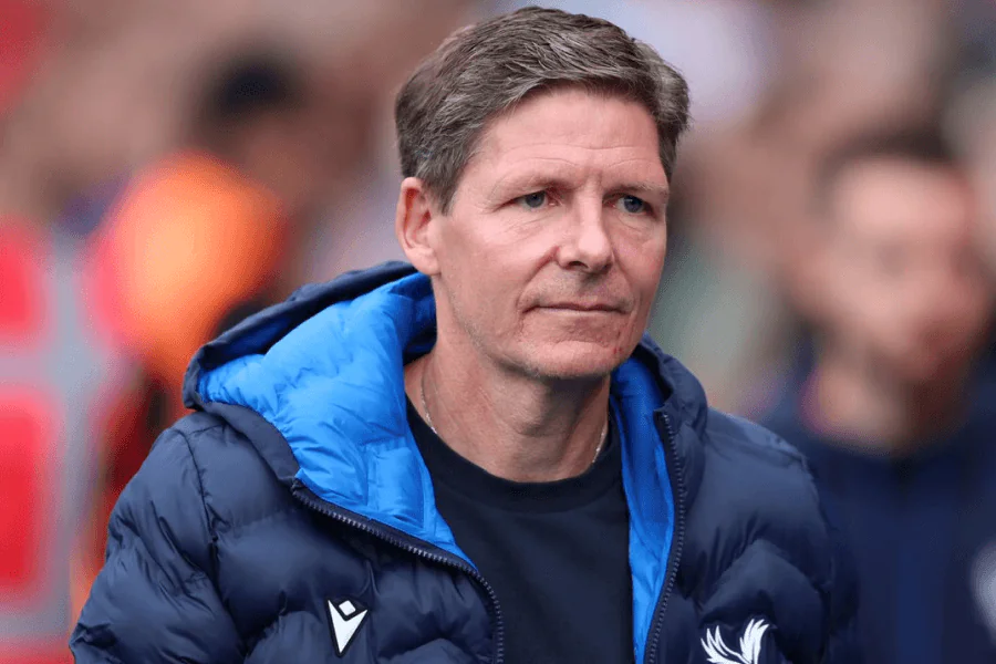 Oliver Glasner conférence de presse Crystal Palace avant Arsenal Leipzig mai 2026 — Richards blessé Crystal Palace Arsenal Leipzig