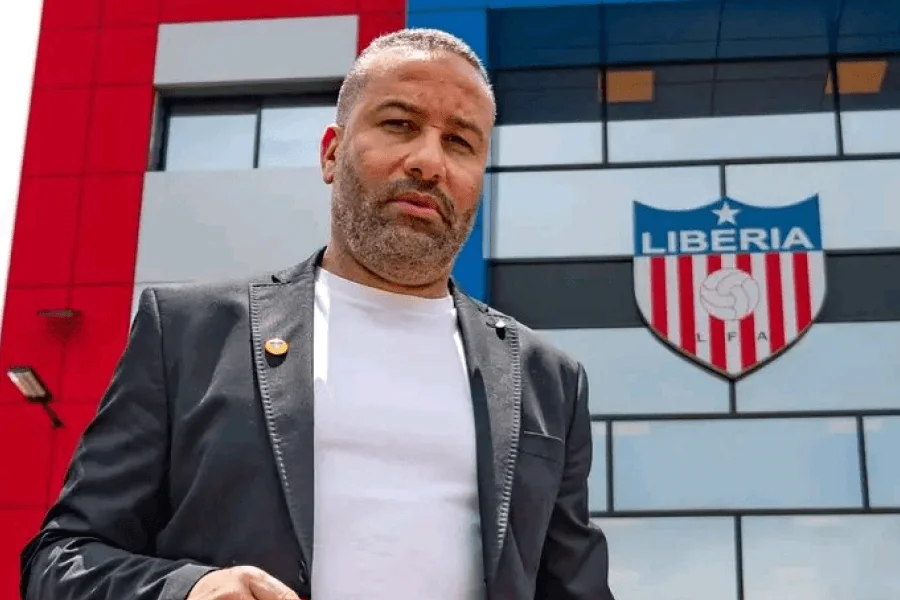 Adil Mohamed Erradi nouveau sélectionneur Liberia en préparation à Monrovia avant choc Leone Stars Liberia Southern Arena Bo 6 juin 2026