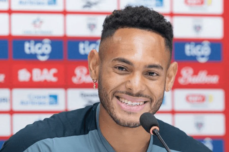 Ismael Díaz attaquant Panama en conférence de presse avant Ghana Panama 17 juin Toronto 2026 – Groupe L BMO Field Coupe du Monde