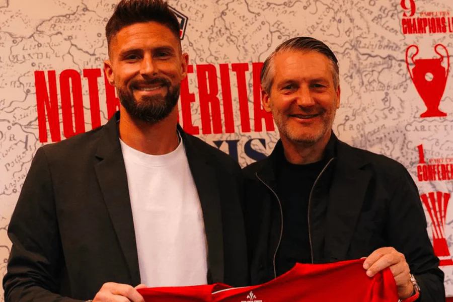Olivier Létang président LOSC lors de la conférence de presse annonçant les prolongations de contrats au club nordiste juin 2026