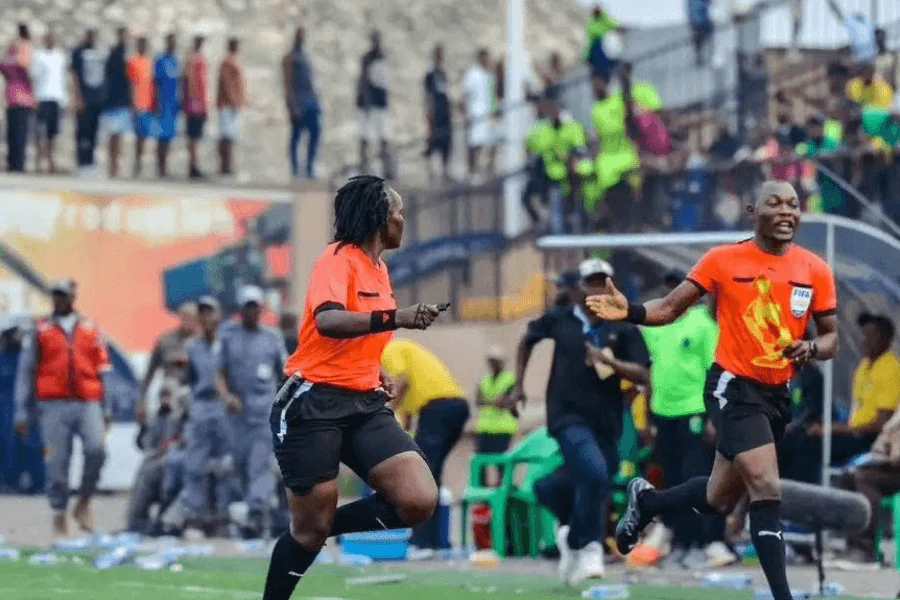 Stade Tata Raphaël de Kinshasa, enceinte du match Vita Club Céleste FC Linafoot 3 juin 2026 — play-offs Illicocash Ligue 1