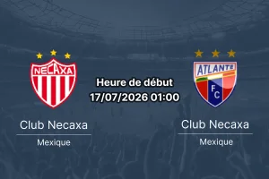 Pronostic Necaxa Atlante – Estadio Victoria Aguascalientes, Apertura 2026 Liga MX, 17 juillet 2026