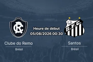 Pronostic Remo Santos – Mangueirão Belém Copa do Brasil huitième de finale 5 août 2026